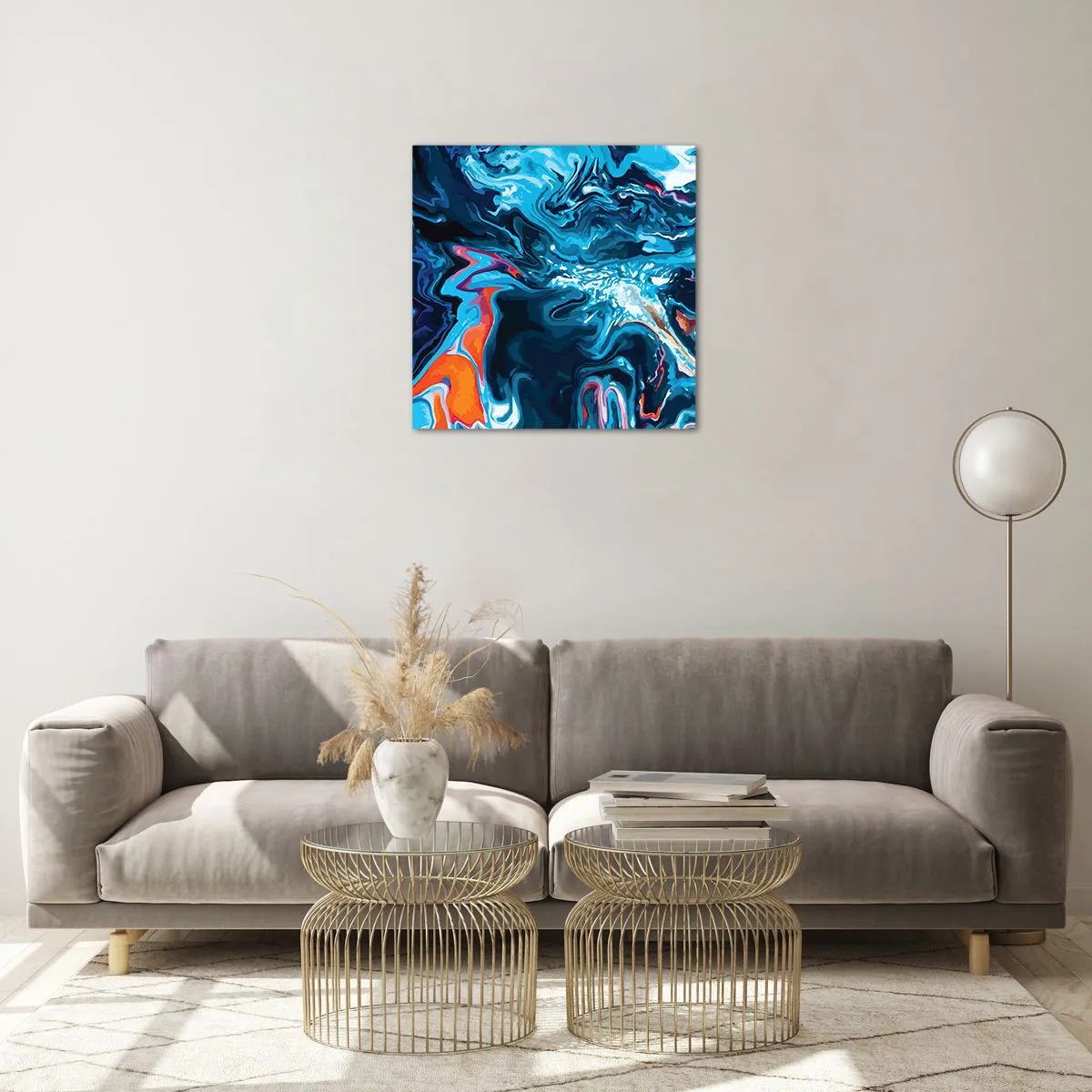 Obraz na szkle - Podróż do wnętrza nieba - 50x50 cm