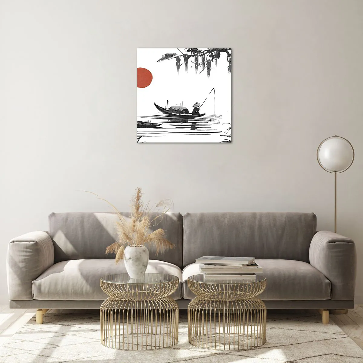 Impression sur verre - Image sur verre - Après-midi asiatique - 50x50 cm