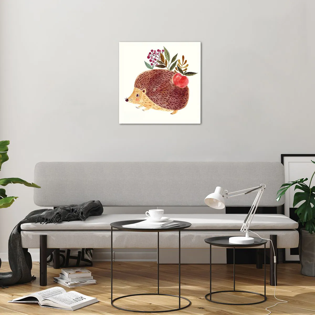 Obraz na szkle - I już mnie lubisz - 50x50 cm