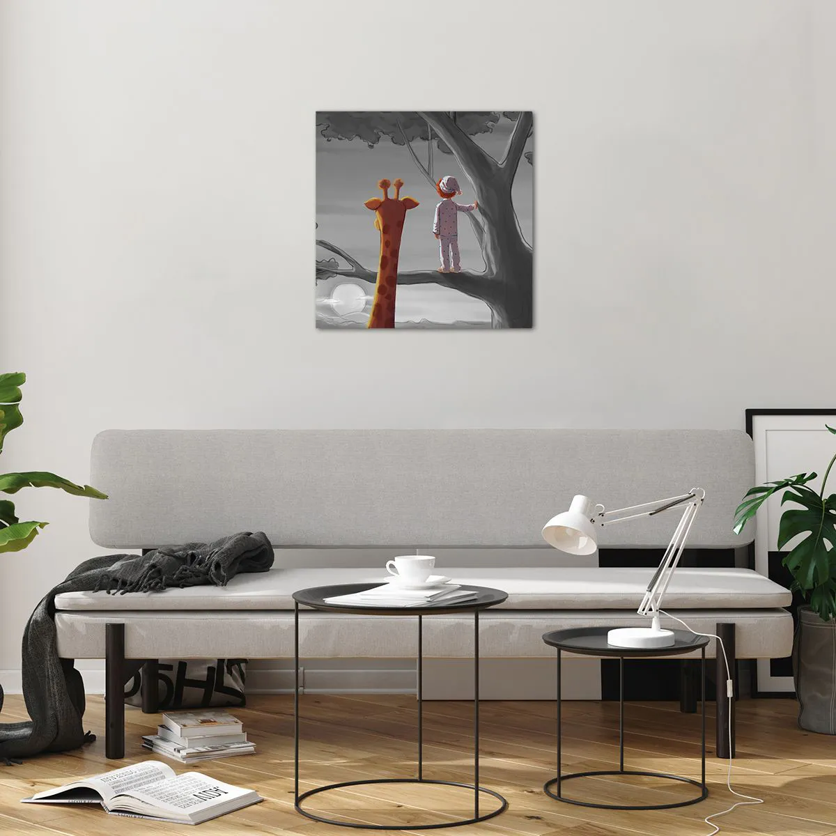 Üveg kép - Ez tényleg történik - 50x50 cm