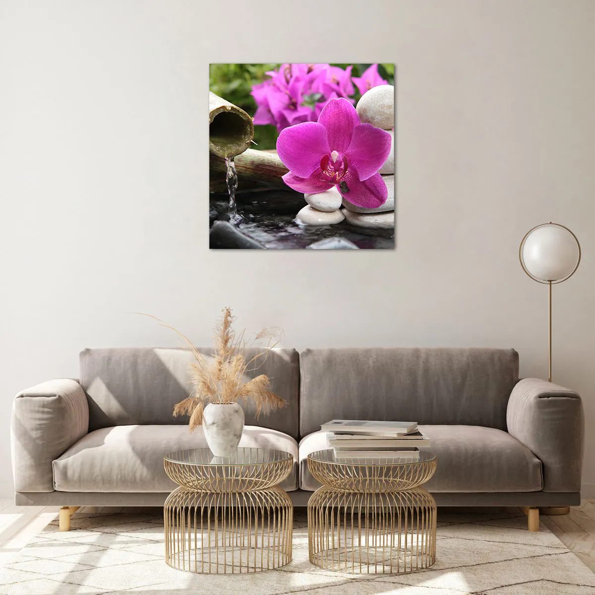 Glass picture - You Are Already Resting - 60x60 cm