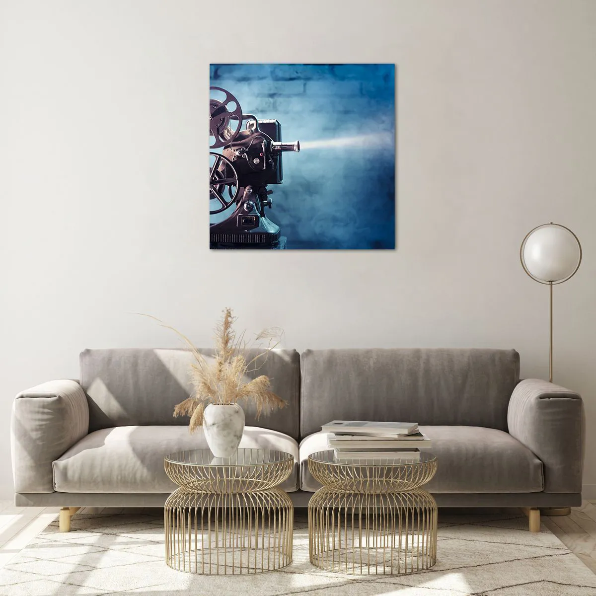 Üveg kép - A régi moziban - 60x60 cm