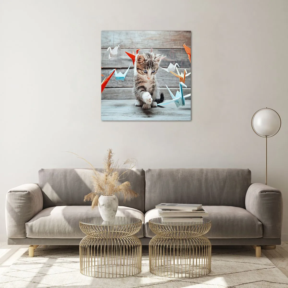 Obraz na skle - První lekce - 60x60 cm