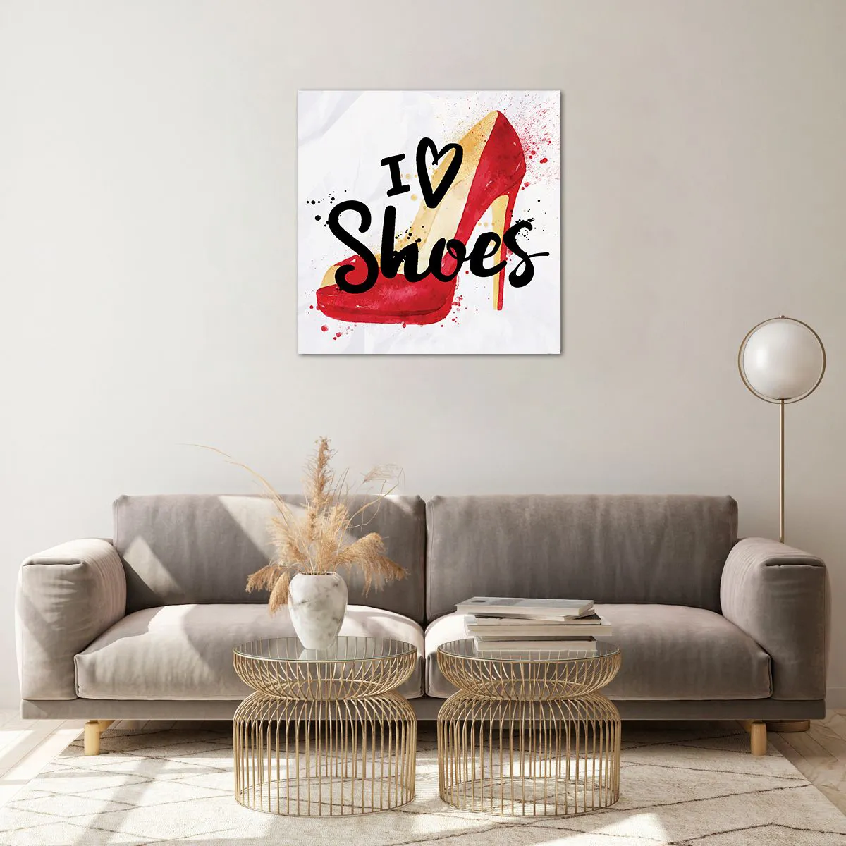 Glass picture - Love Has Many Names - 60x60 cm