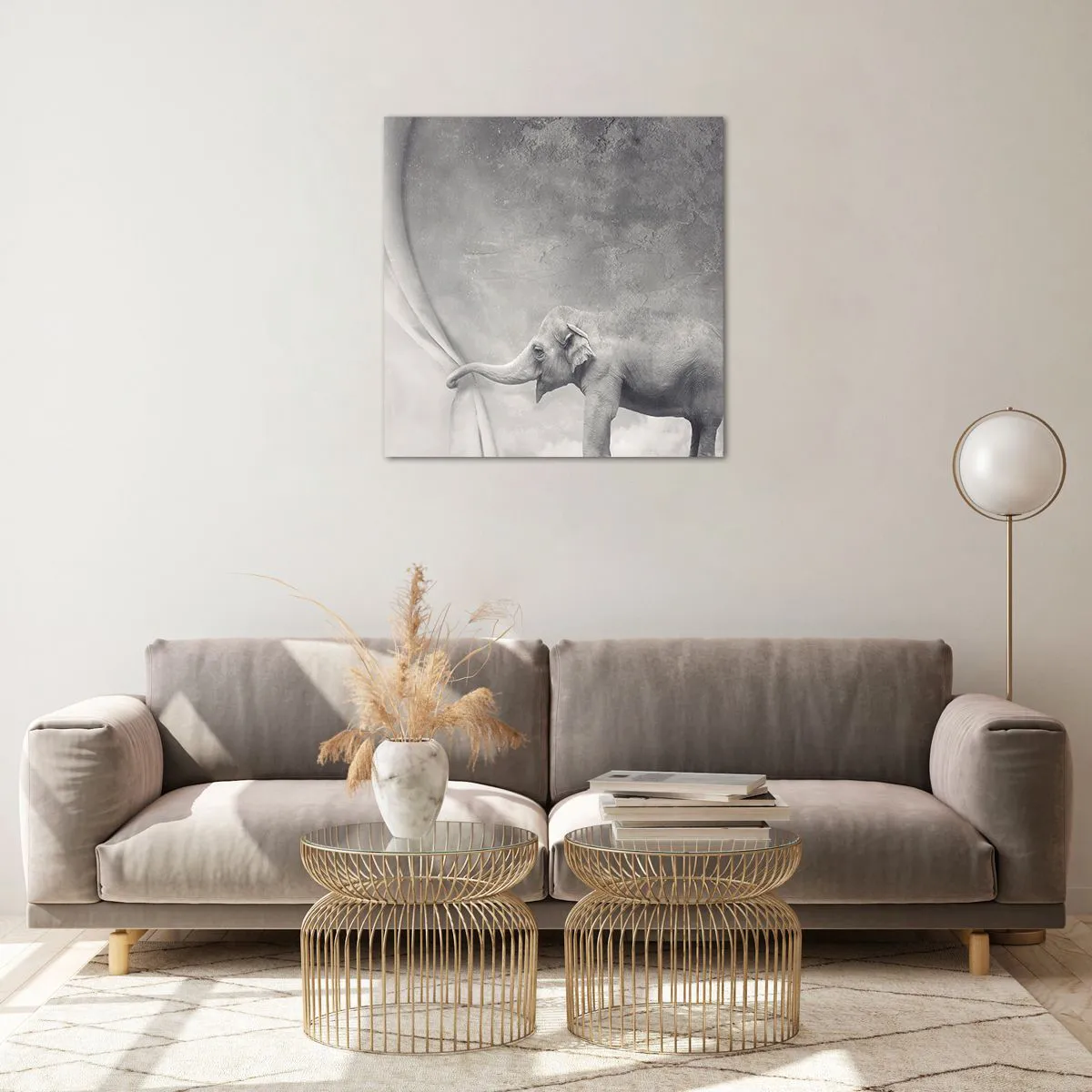 Glass picture - Uncover the Secret - 60x60 cm