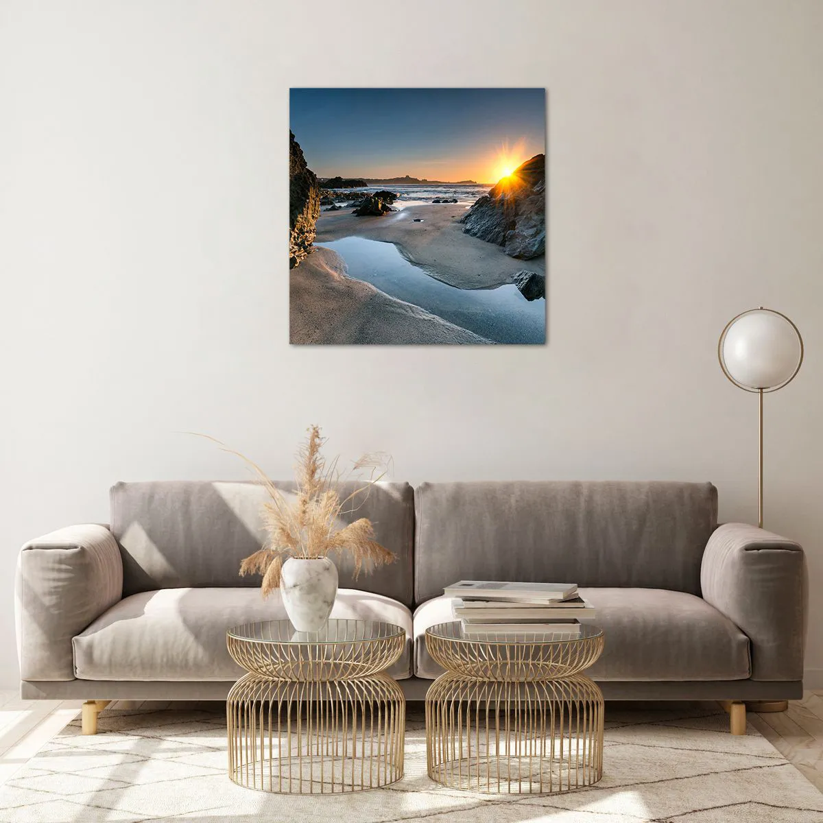 Obraz na szkle - Nietknięte ludzką ręką - 60x60 cm