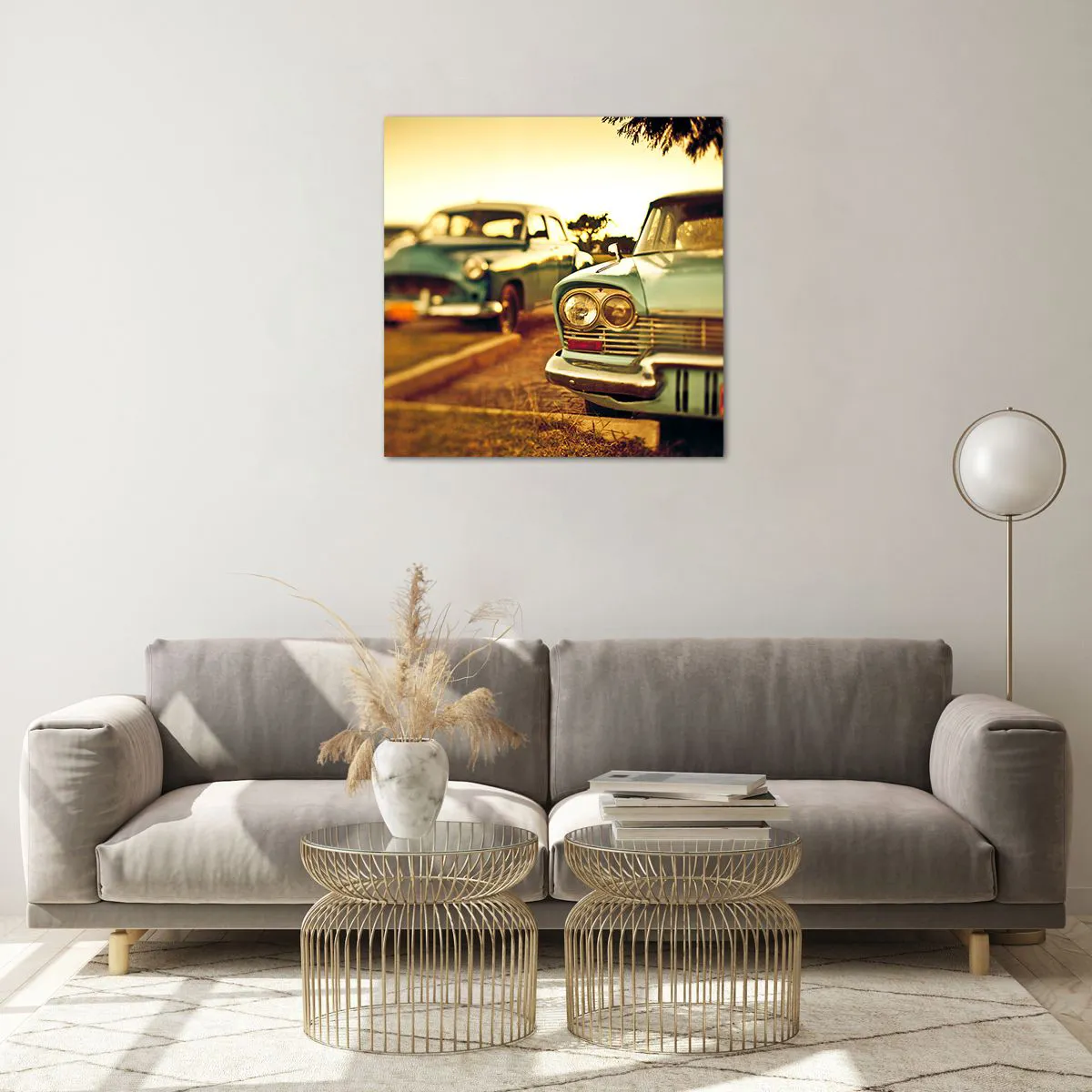 Impression sur verre - Image sur verre - Nous attendrons et verrons - 60x60 cm