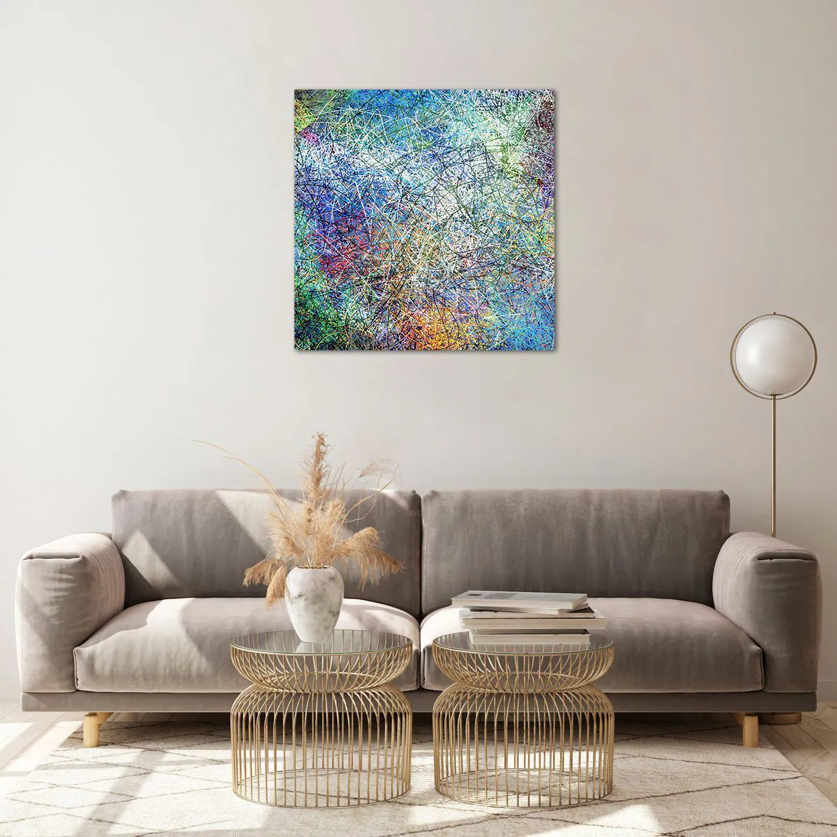 Impression sur verre - Image sur verre - Ce n'est pas si simple - 60x60 cm