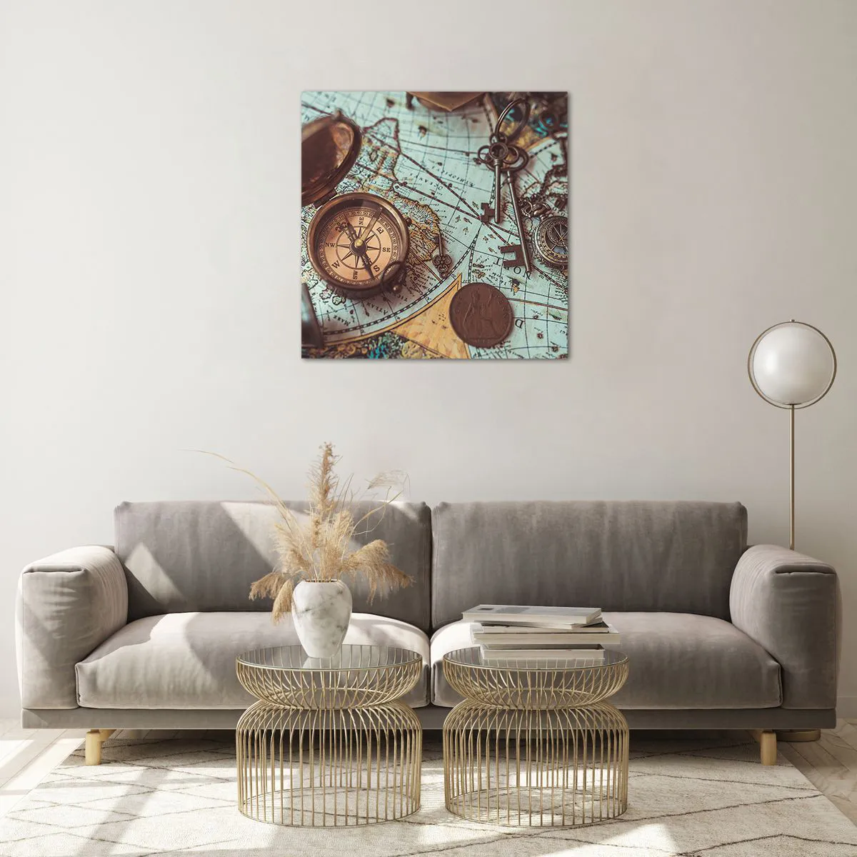 Üveg kép - A kalandvágynak - 60x60 cm