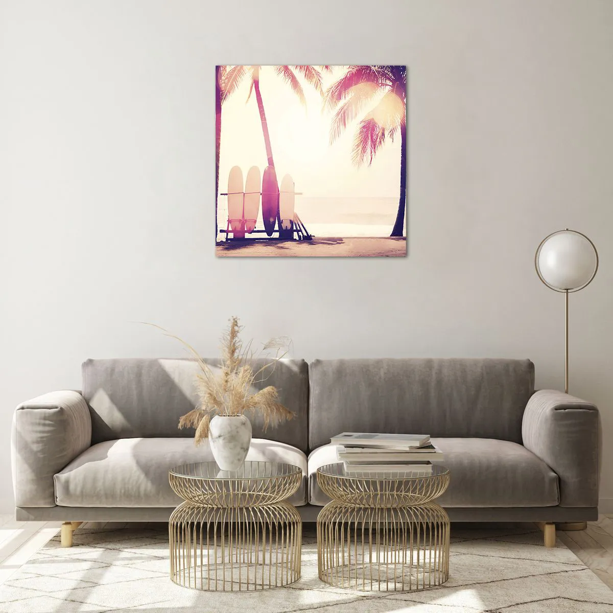 Tablou pe sticlă - Va fi o zi minunată - 60x60 cm