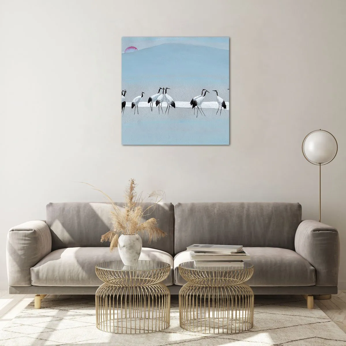 Üveg kép - Egy forró nap után - 60x60 cm