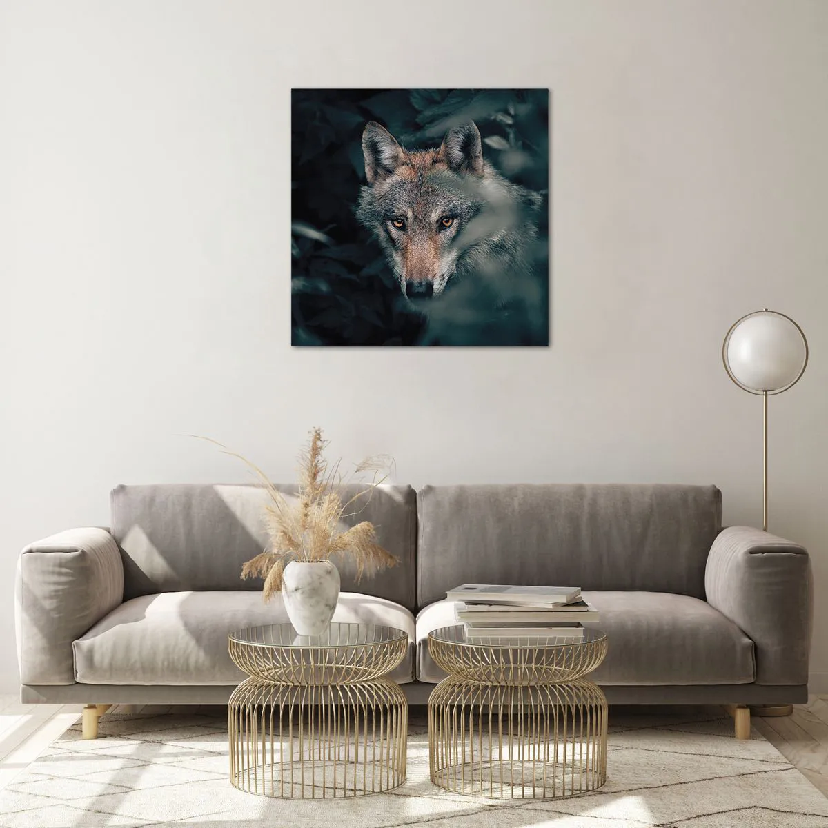 Impression sur verre - Image sur verre - Chasseur - 60x60 cm