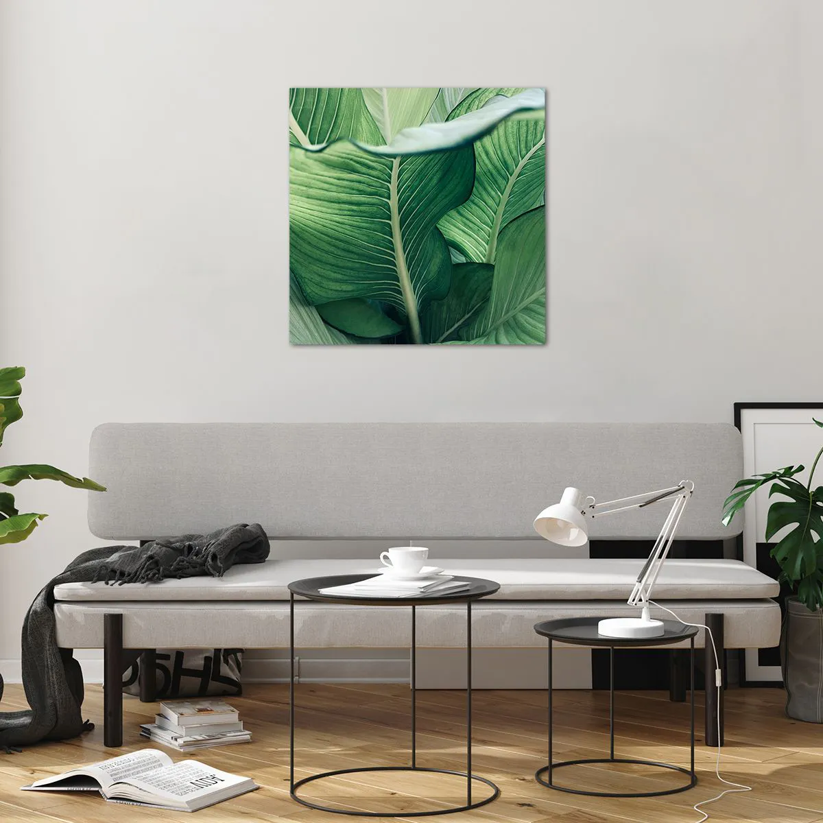 Impression sur verre - Image sur verre - Une vie intensément verte - 60x60 cm