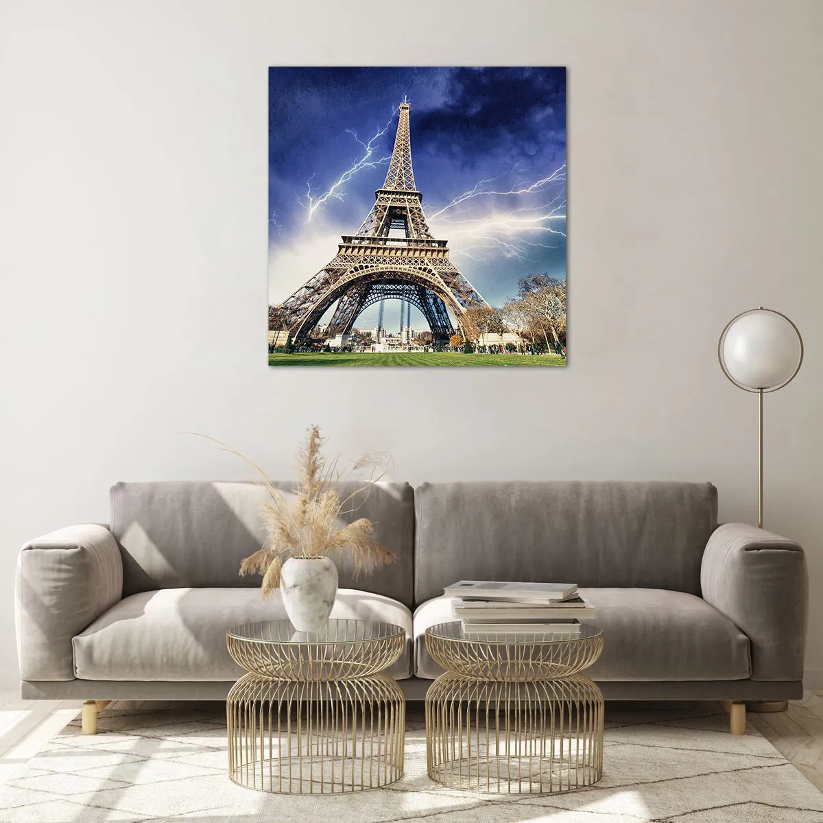 Impression sur verre - Image sur verre - Maître des tempêtes - 70x70 cm