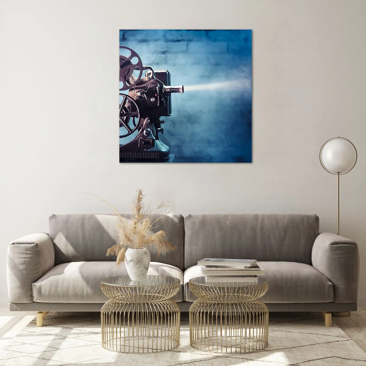 Üveg kép - A régi moziban - 70x70 cm