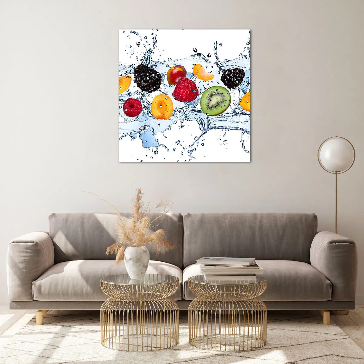 Impression sur verre - Image sur verre - Amusez-vous avec nous - 70x70 cm