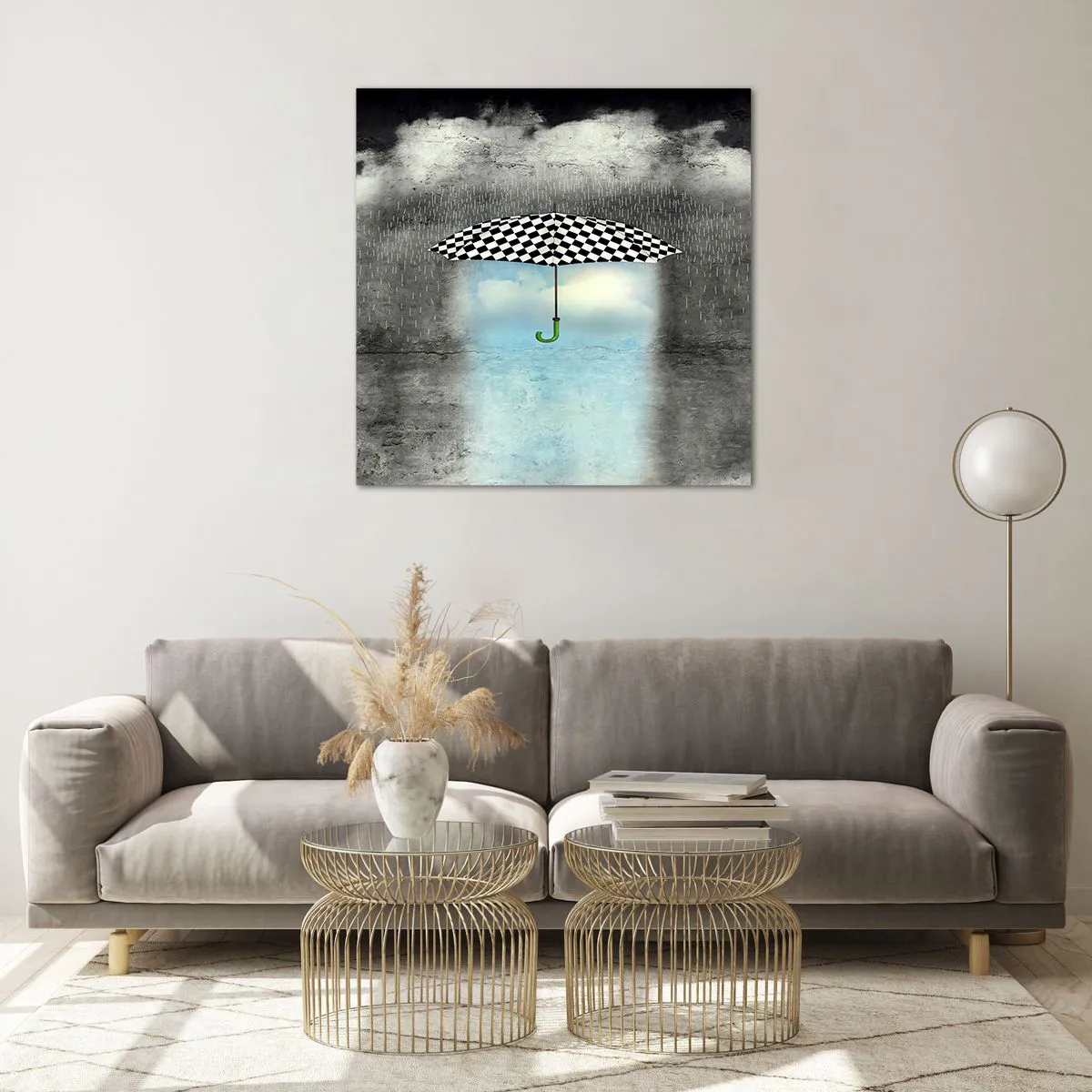 Impression sur verre - Image sur verre - Et pourtant c'est possible - 70x70 cm