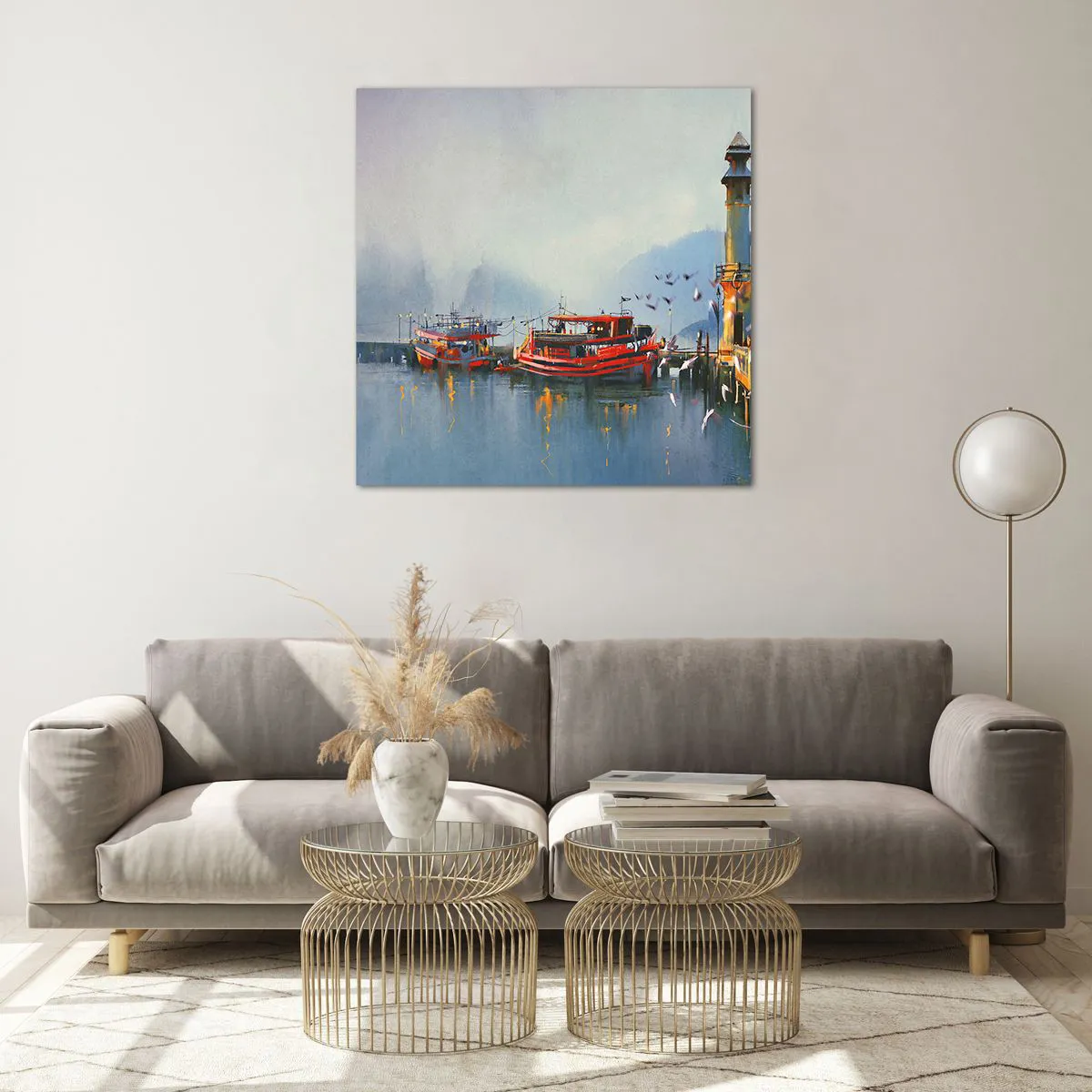 Üveg kép - A világ végén - 70x70 cm