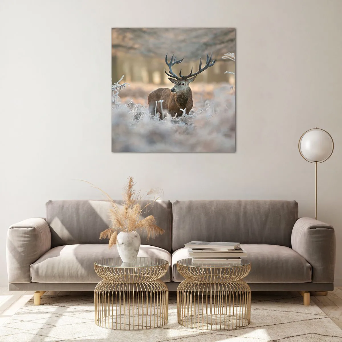 Quadro su vetro - Fresco mattino - 70x70 cm