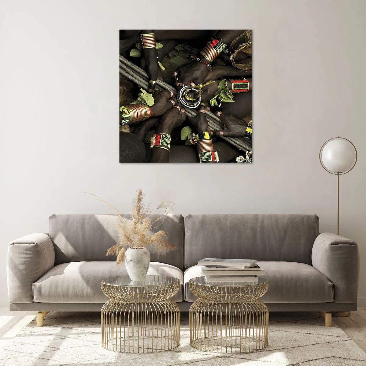 Impression sur verre - Image sur verre - Nous sommes ensemble - 70x70 cm