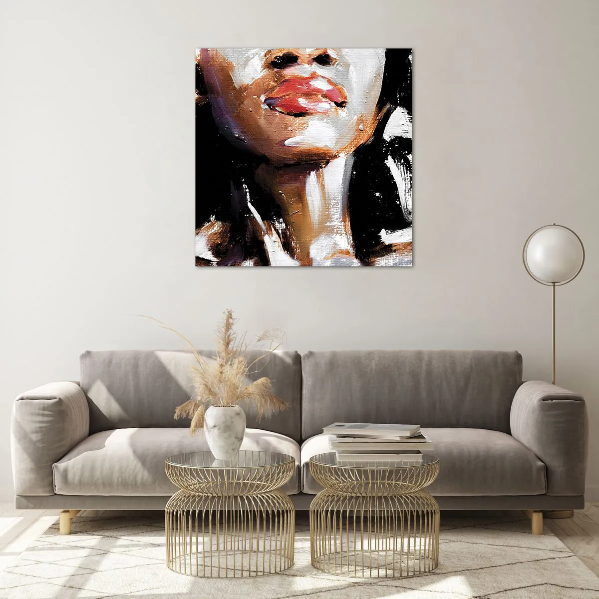 Schilderen op glas - Trots zonder vooroordelen - 70x70 cm