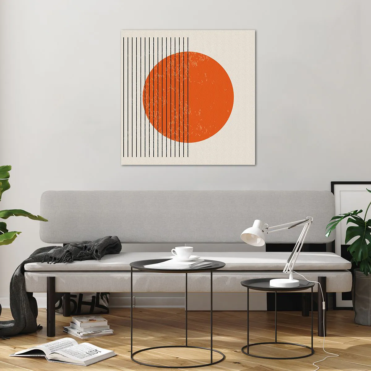 Quadro em vidro - Sempre sol - 70x70 cm