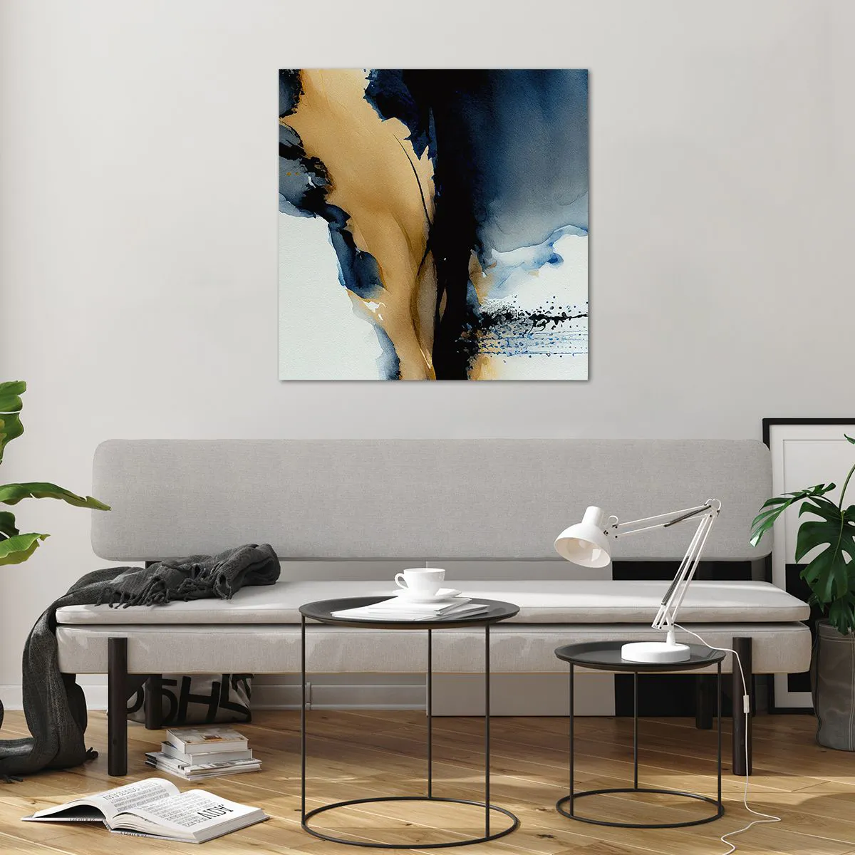 Cuadro sobre vidrio - Impresiones sobre Vidrio - Tras el telón - 70x70 cm