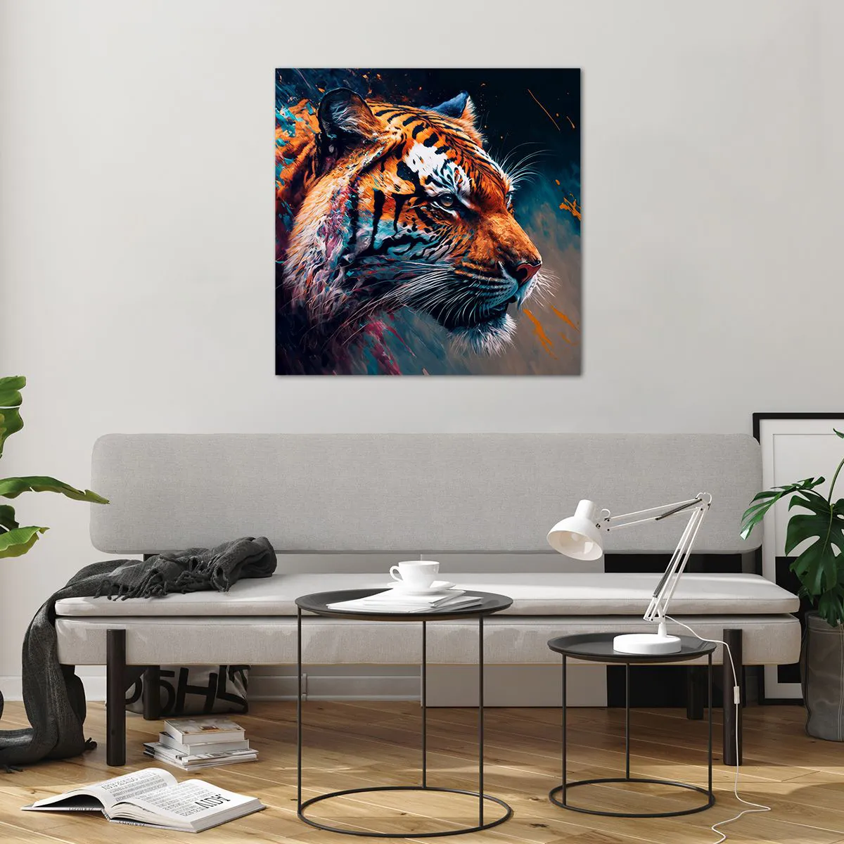 Cuadro sobre vidrio - Impresiones sobre Vidrio - Belleza salvaje - 70x70 cm