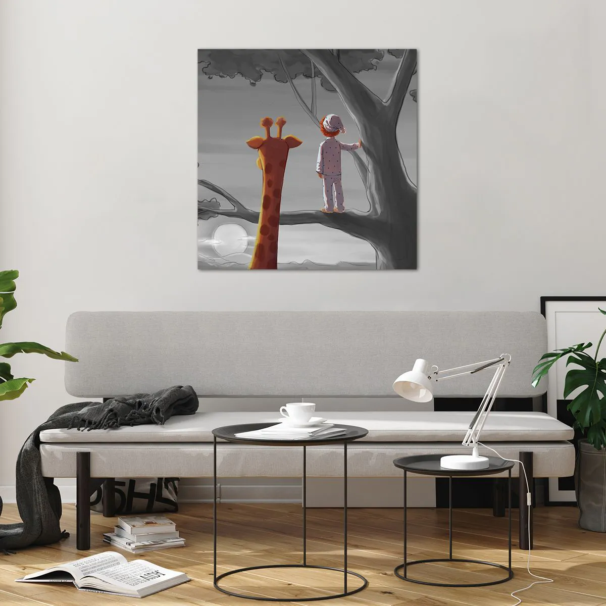 Impression sur verre - Image sur verre - Cela arrive vraiment - 70x70 cm