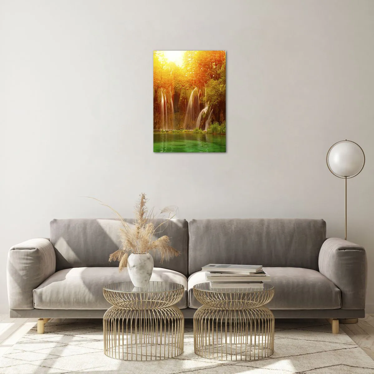 Üveg kép - A napon és az árnyékban - 50x70 cm