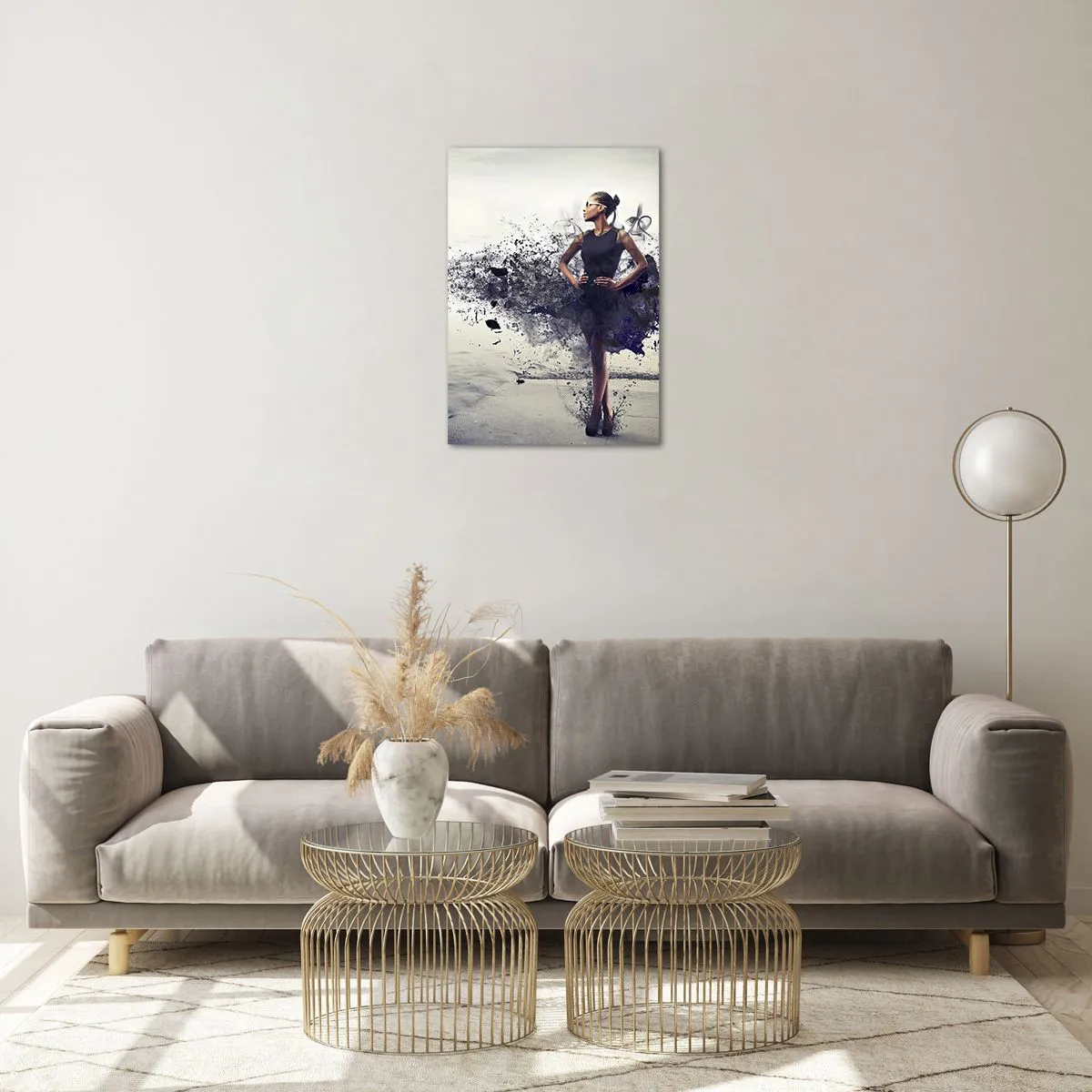 Quadro em vidro - Vénus africana - 50x70 cm