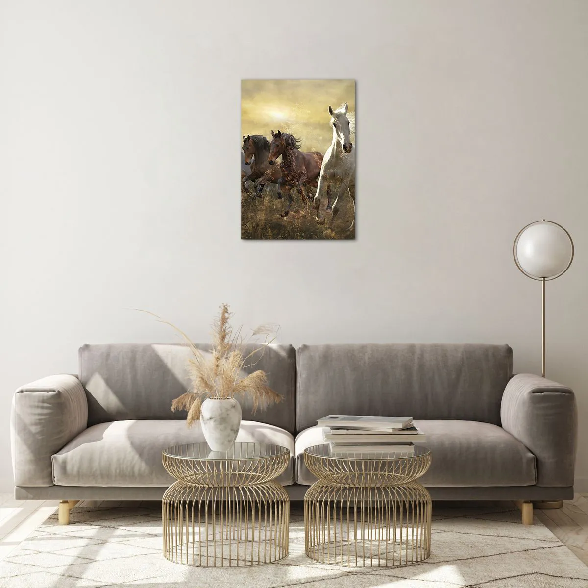 Üveg kép - Éljen a szabadság! - 50x70 cm