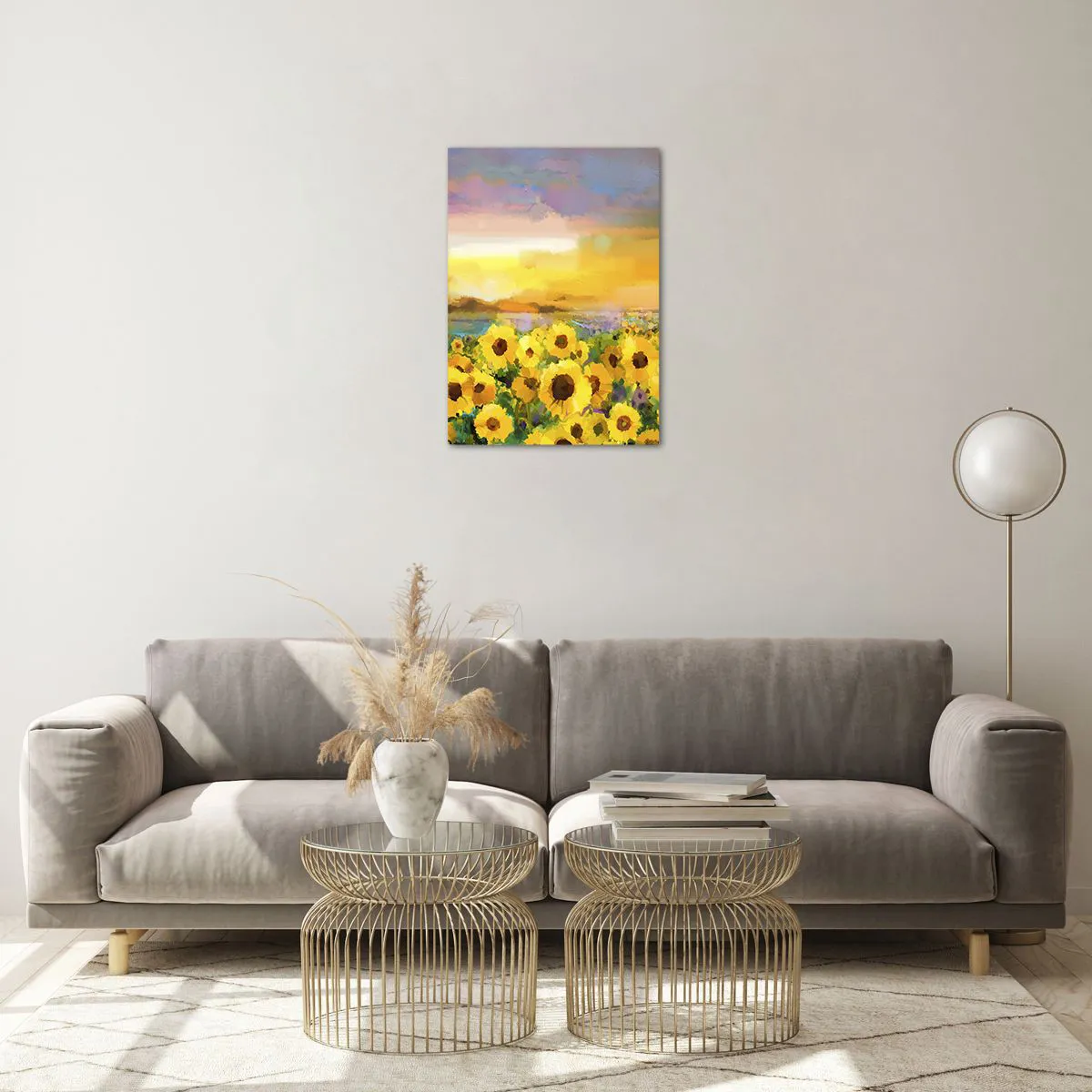 Glass picture - The Sun Itself Has Come to Earth - 50x70 cm