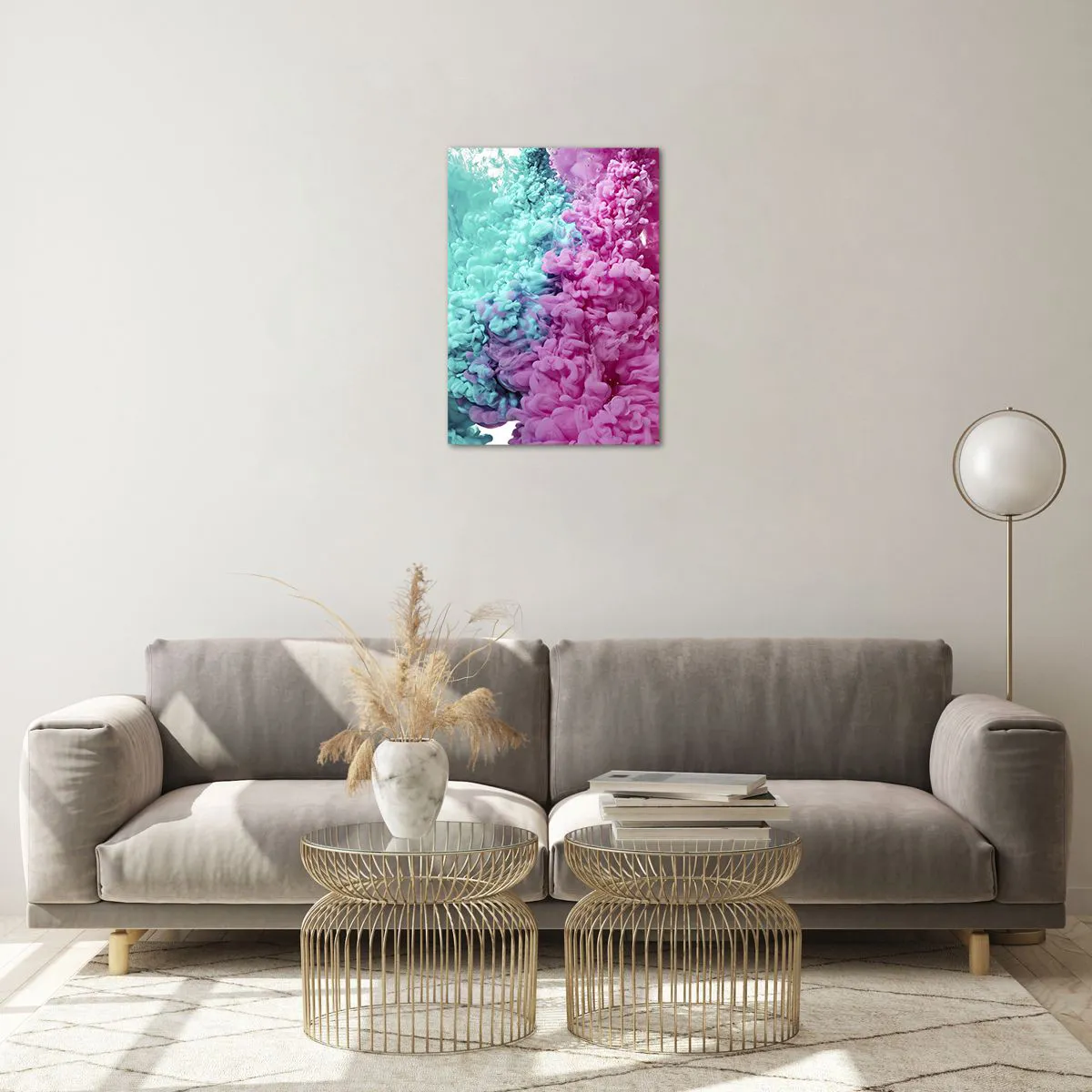 Üveg kép - Mindent eldöntő ütközés - 50x70 cm