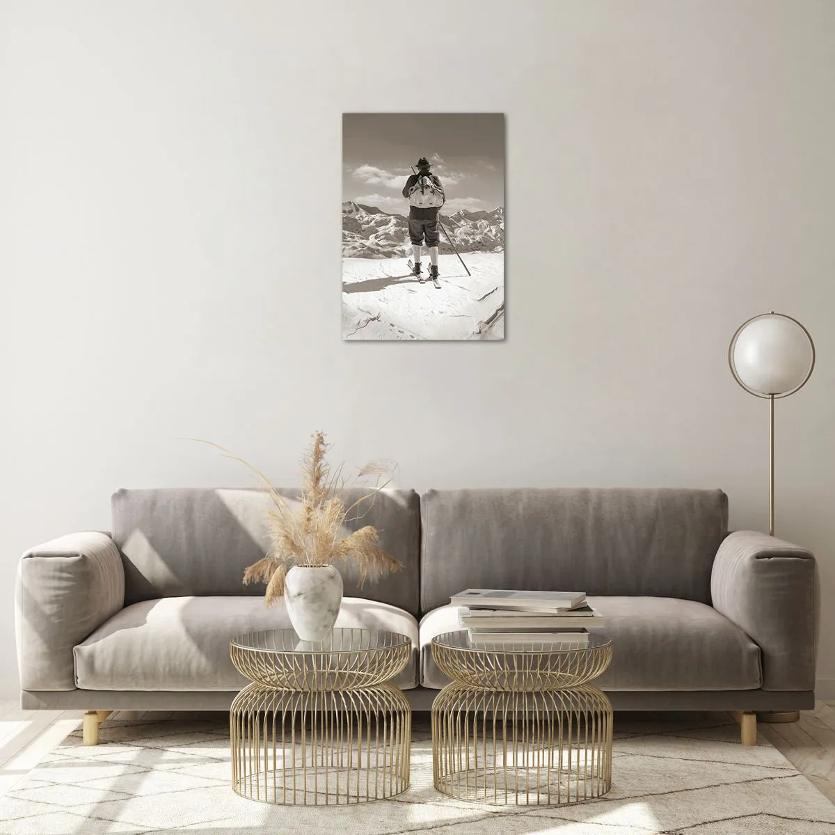 Glass picture - Mountains Are the Same - 50x70 cm