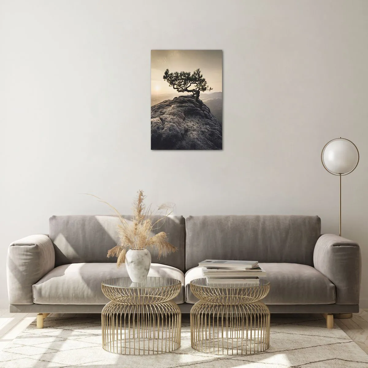 Üveg kép - Az élet mindig győz - 50x70 cm