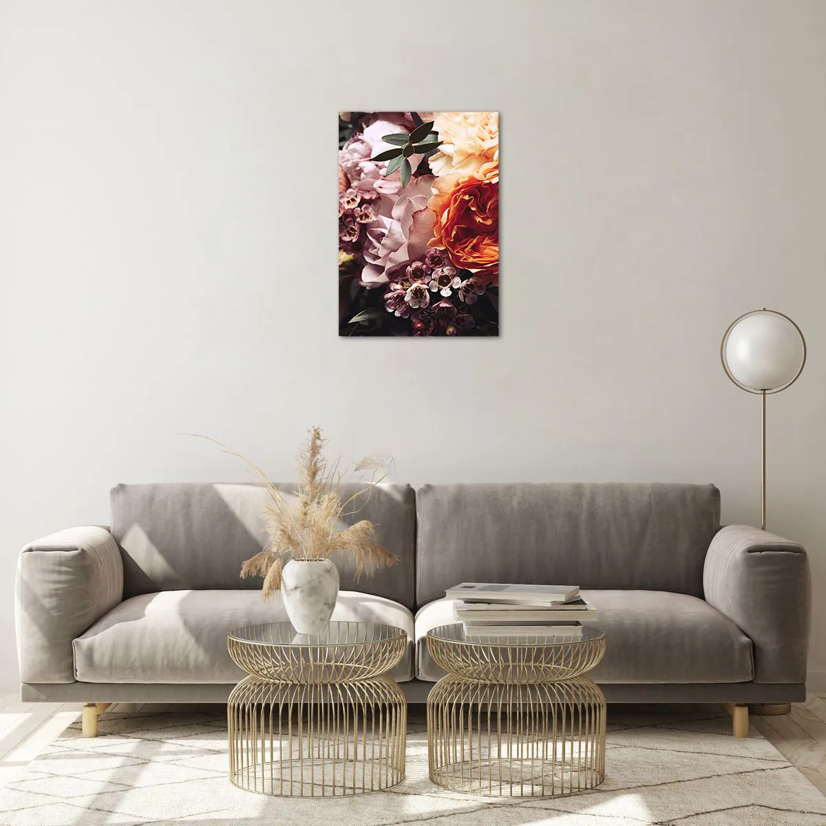 Quadro em vidro - Envolto em beleza - 50x70 cm