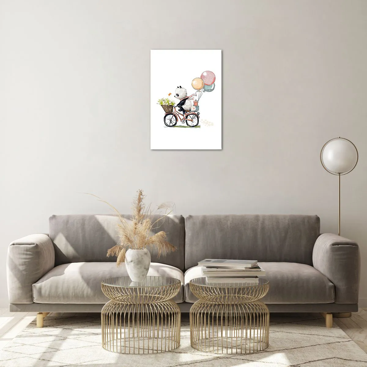 Schilderen op glas - Vrolijke dag - 50x70 cm