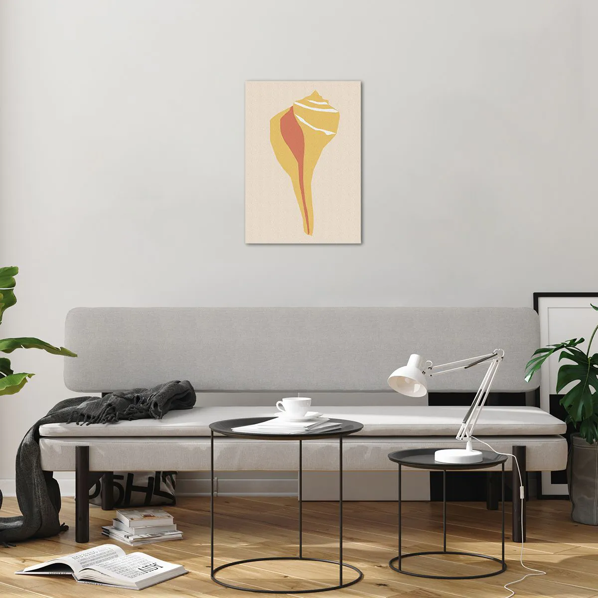 Obraz na skle - Organická abstrakce – růst - 50x70 cm