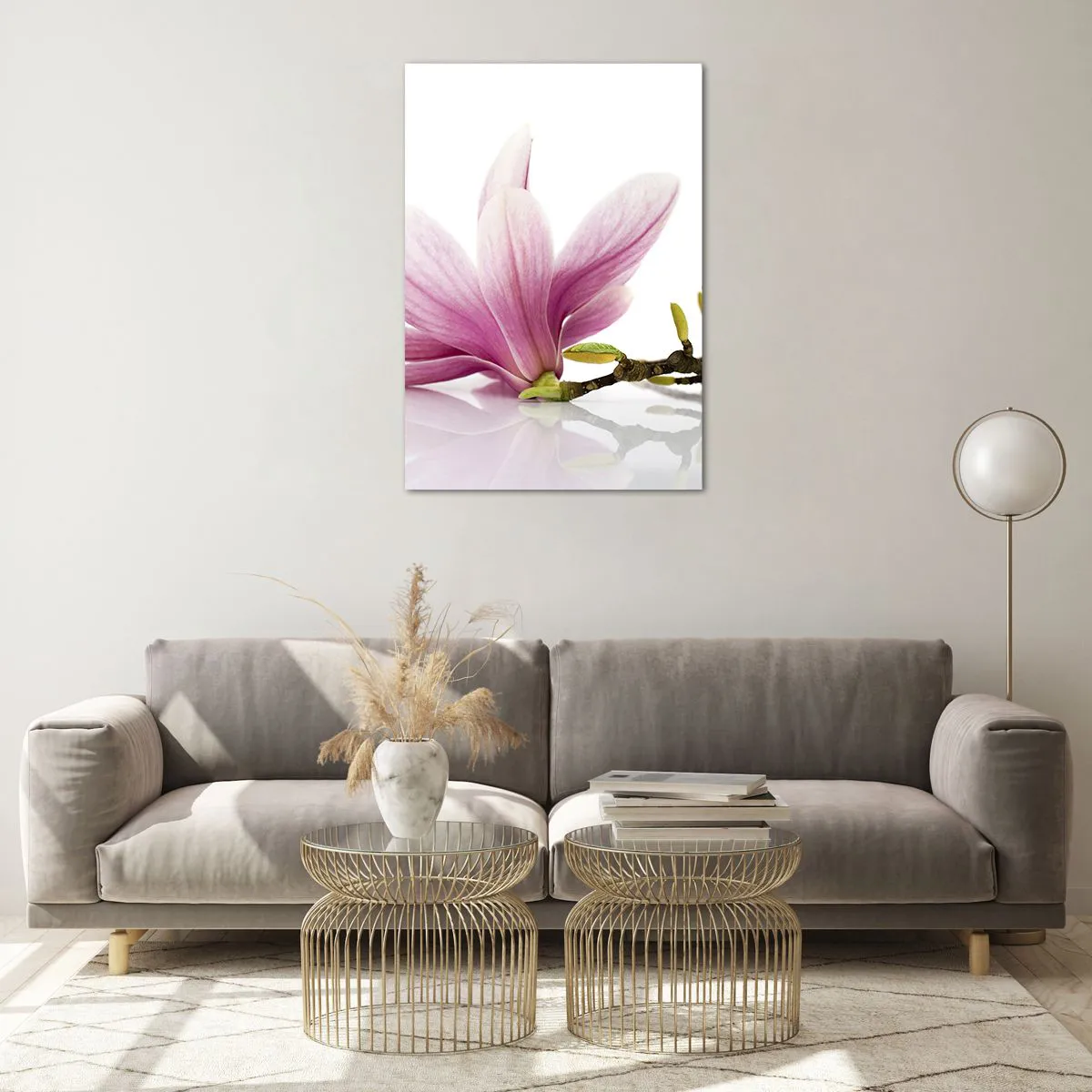 Obraz na skle - Jemné jako závan jara - 70x100 cm