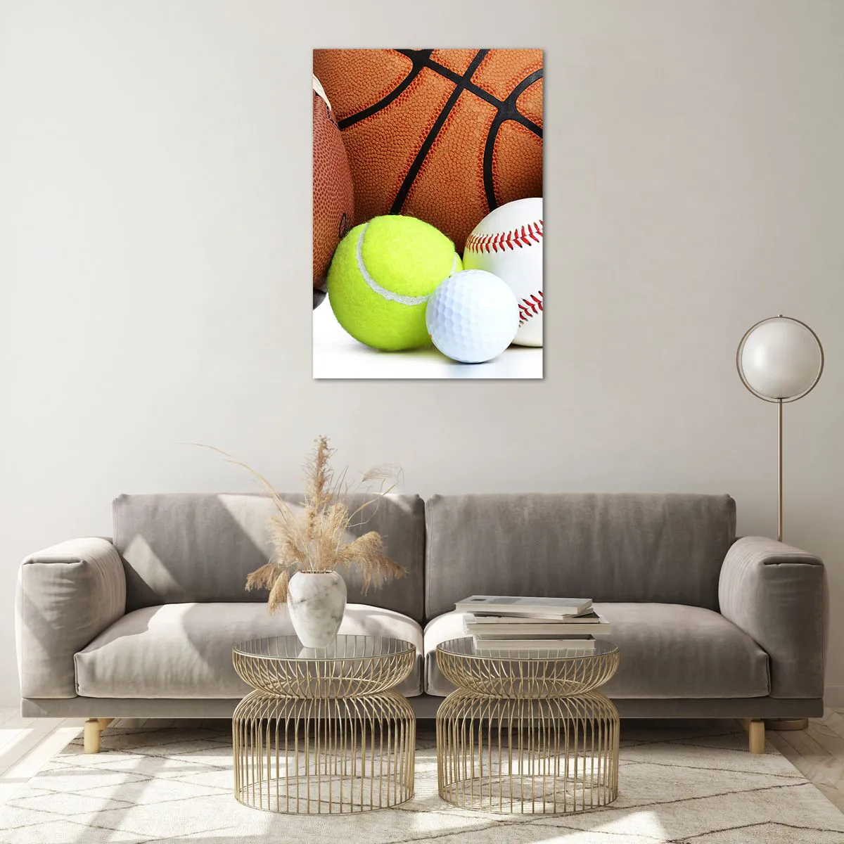 Glass picture - Football Unites Us - 70x100 cm