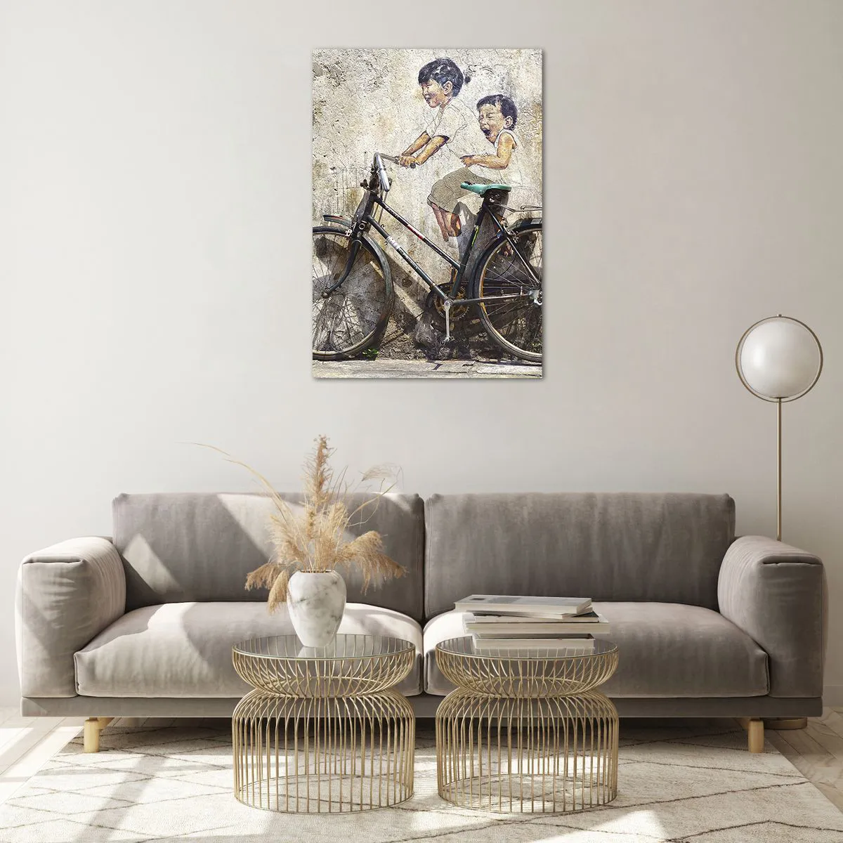 Üveg kép - Igaz, vagy hamis? - 70x100 cm