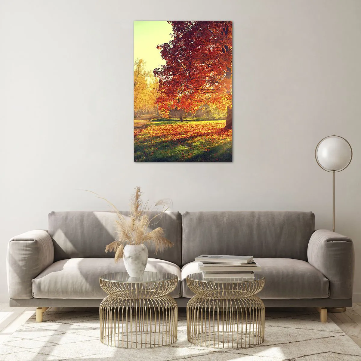 Tablou pe sticlă - Roșcatul este frumos - 70x100 cm