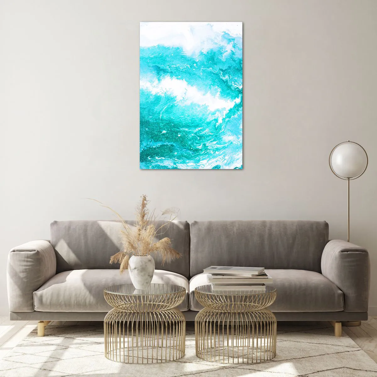 Tablou pe sticlă - În nucleul elementului - 70x100 cm