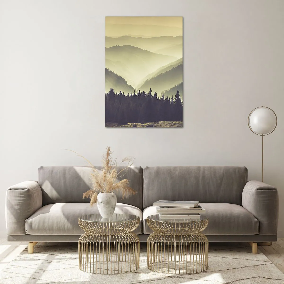 Obraz na skle - Za sedmero horami… - 70x100 cm