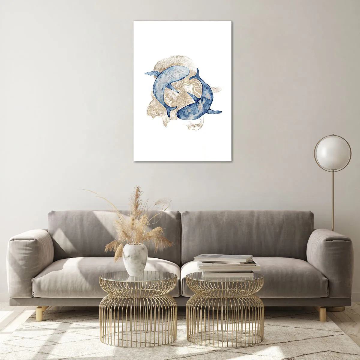 Tablou pe sticlă - Prietenie sau iubire? - 70x100 cm