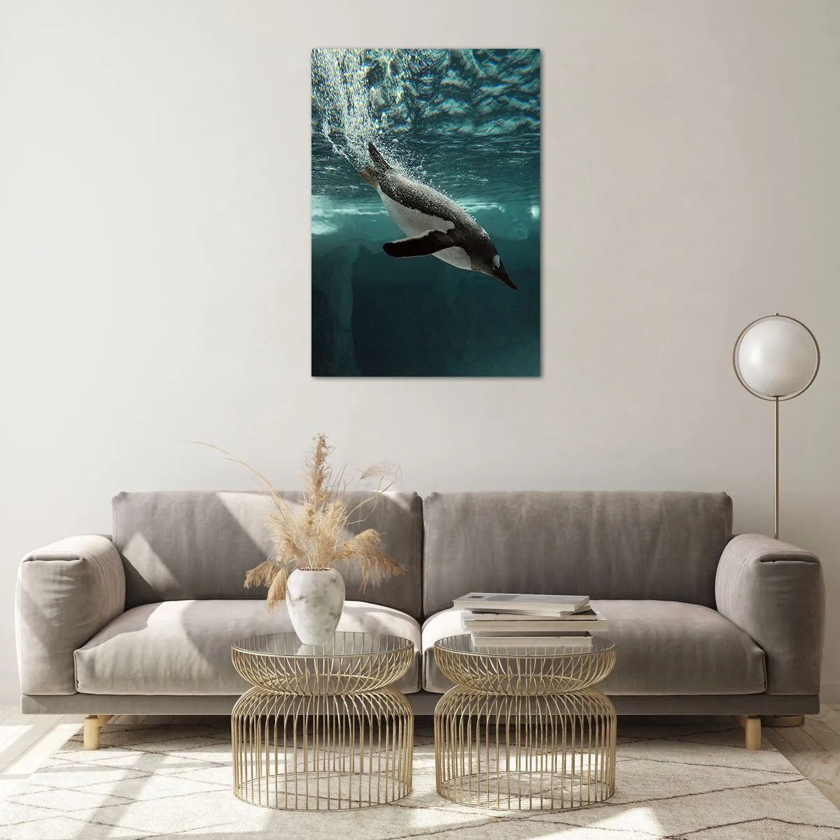 Tablou pe sticlă - Bun venit în lumea mea - 70x100 cm