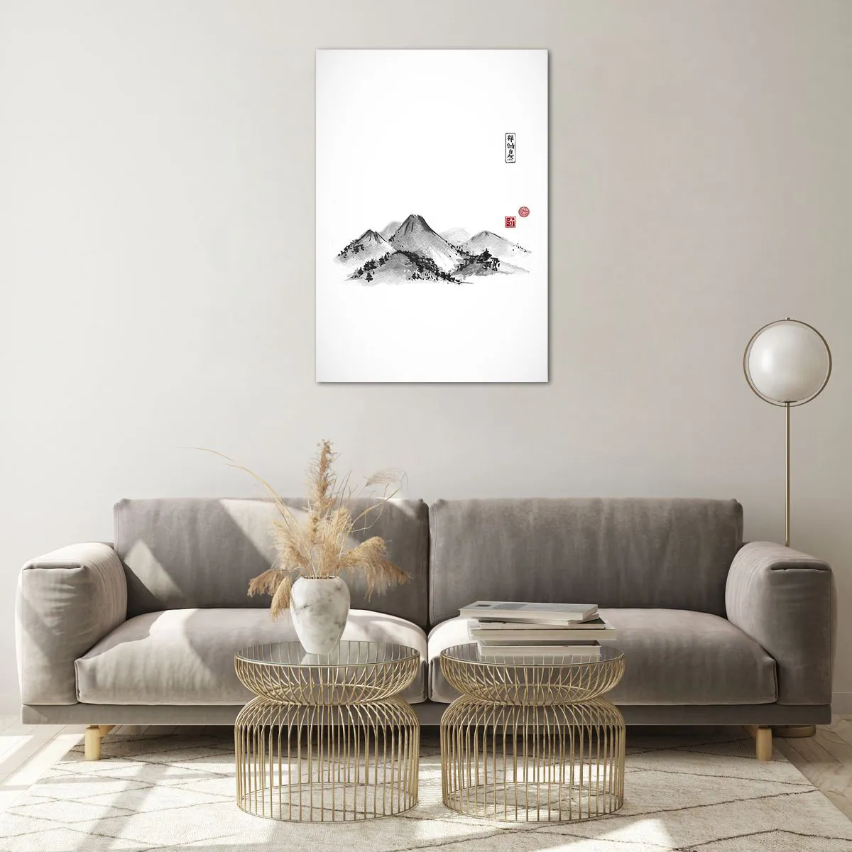 Glass picture - Further and Further - 70x100 cm