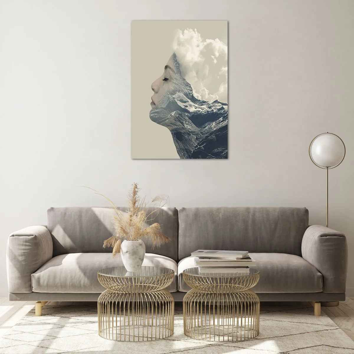 Üveg kép - Az elemek szépsége - 70x100 cm