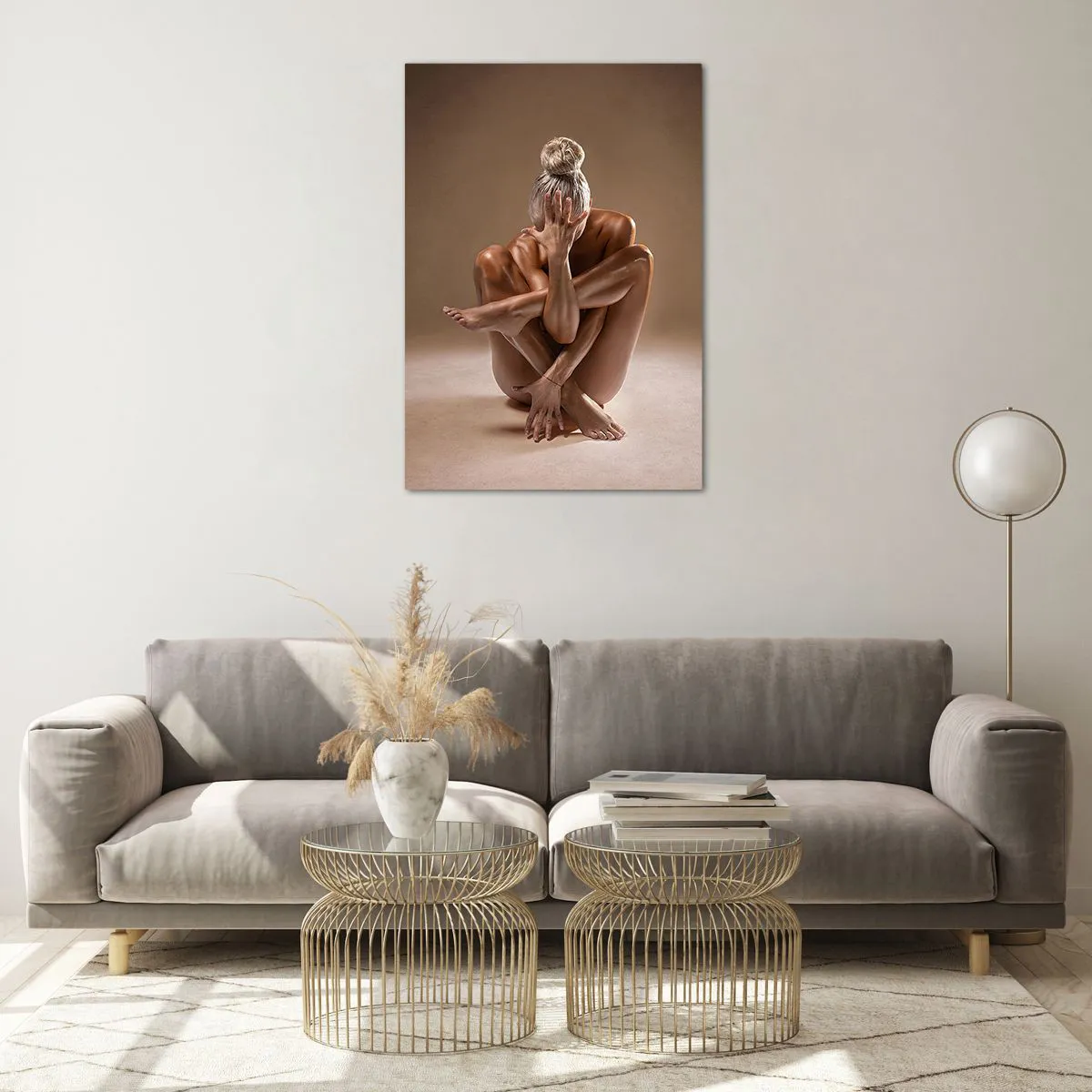 Glass picture - Unity of Body and Spirit - 70x100 cm